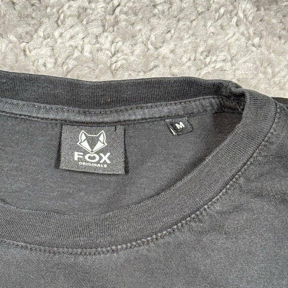 Fox Originals‎ A'DAM. Amsterdam Men's Medium Black Graphic T Shirt Camo Logo - Picture 2 of 8